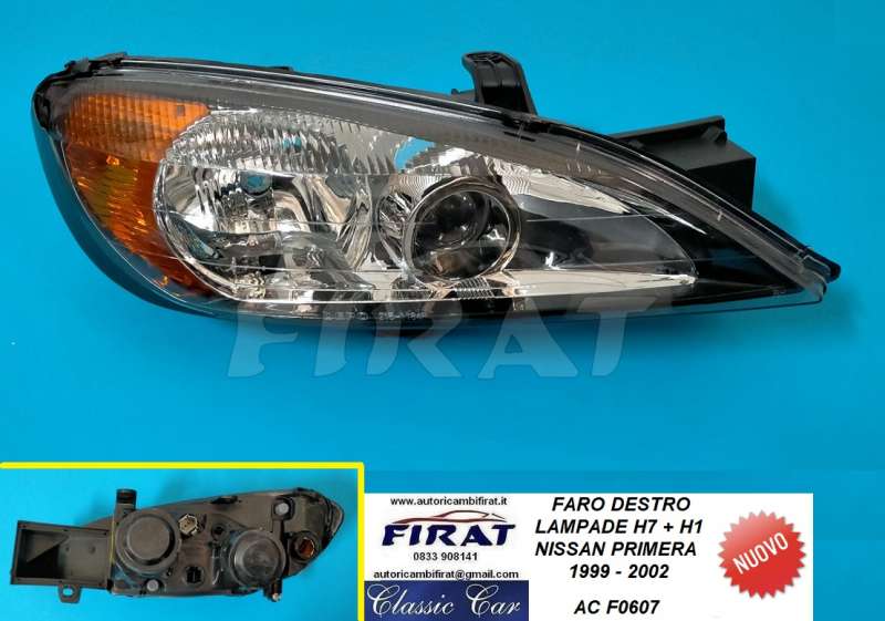 FARO NISSAN PRIMERA 99 - 02 H7+H1 DX (F0607)